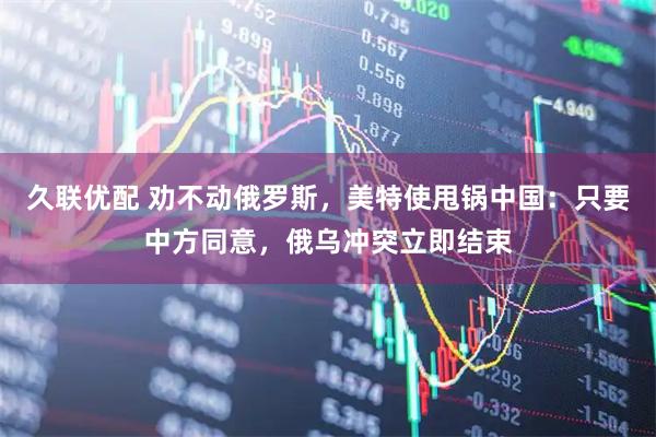 久联优配 劝不动俄罗斯，美特使甩锅中国：只要中方同意，俄乌冲突立即结束