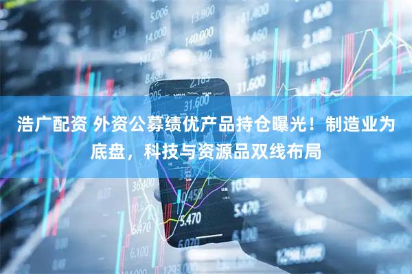 浩广配资 外资公募绩优产品持仓曝光！制造业为底盘，科技与资源品双线布局