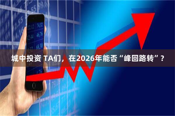 城中投资 TA们，在2026年能否“峰回路转”？