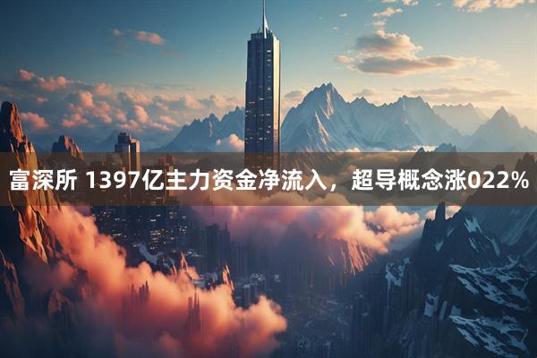 富深所 1397亿主力资金净流入，超导概念涨022%
